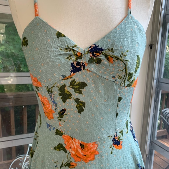 Free People Floral Mini Dress - Picture 13 of 15